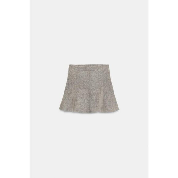 ZARA KNIT MINI SKIRT - Picture 4 of 6